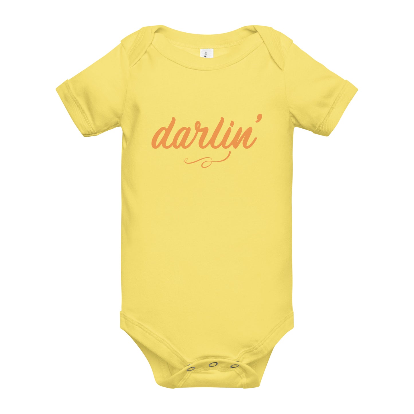 darlin' daffodil baby onesie