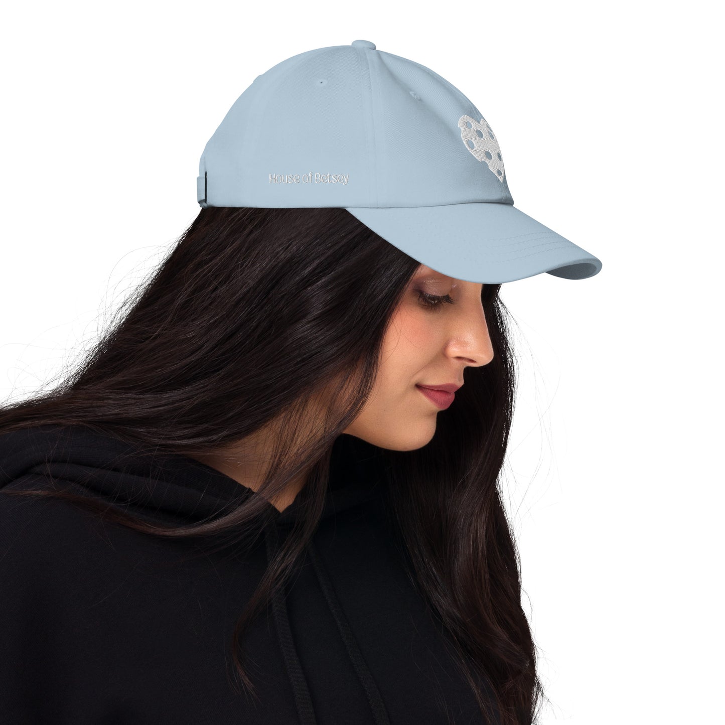light blue pickleball love hat