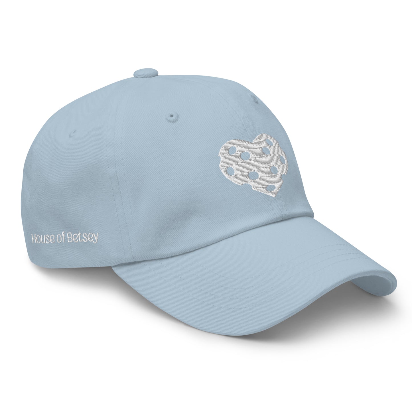 light blue pickleball love hat