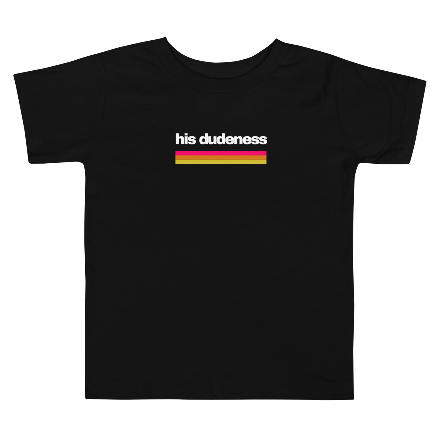 his dudeness toddler tee