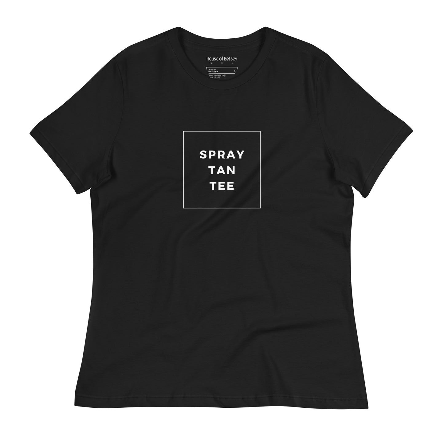 spray tan tee