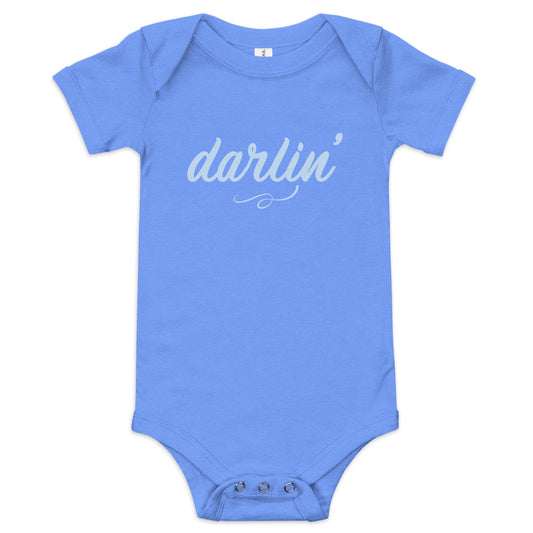 darlin' hydrangea baby onesie