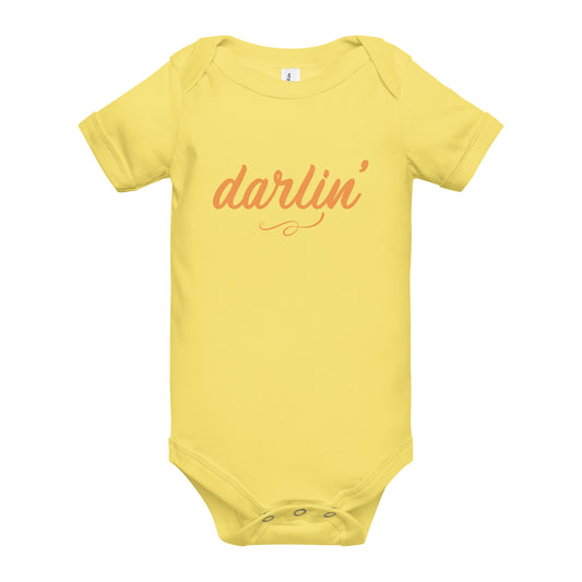 darlin' daffodil baby onesie