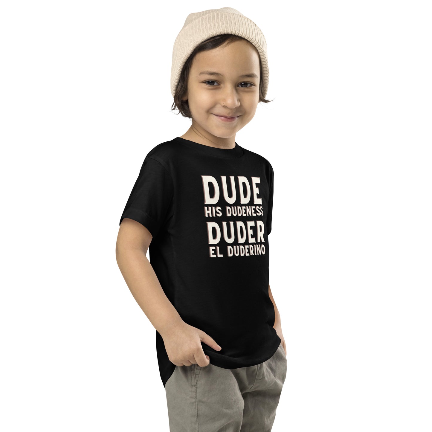 the dude toddler tee