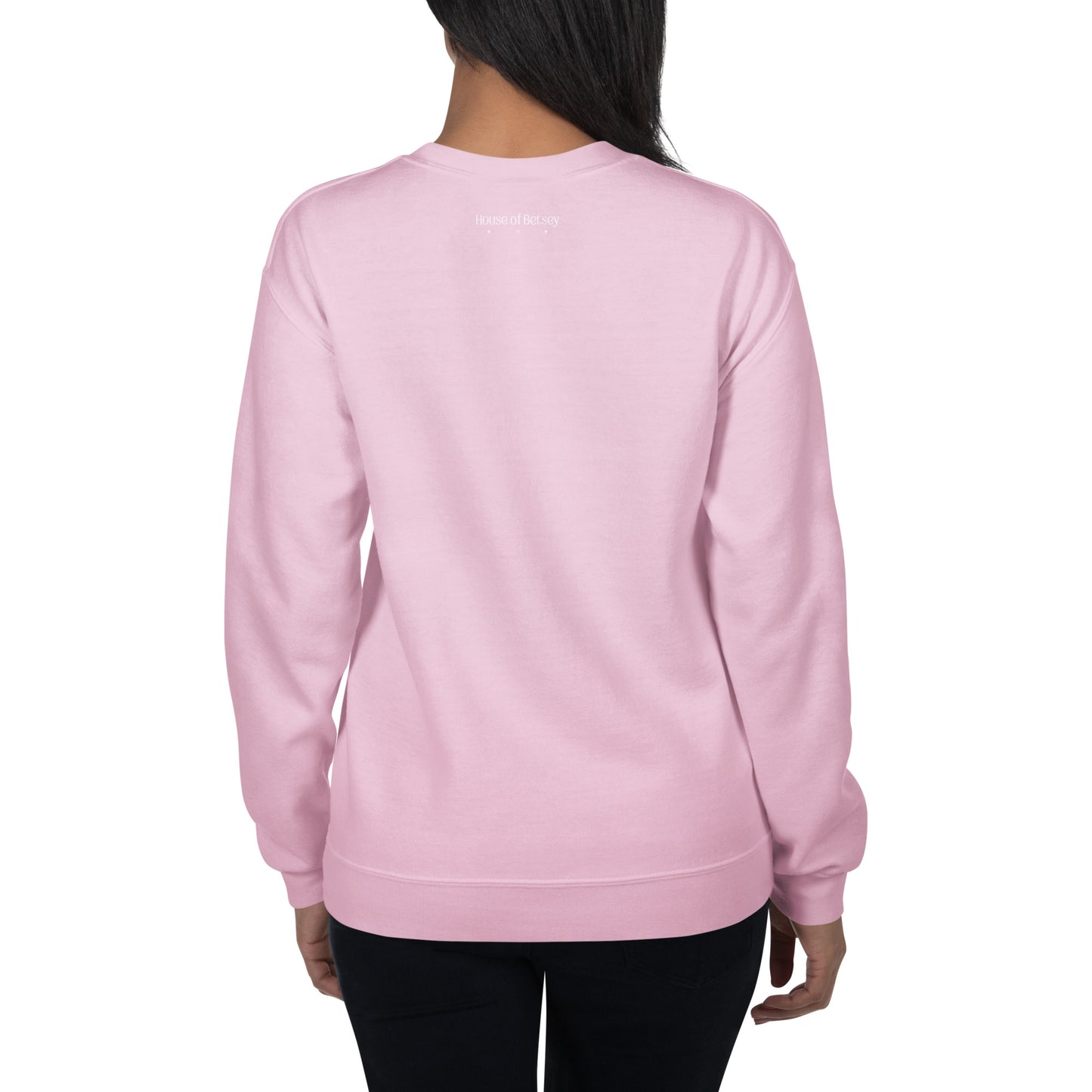 dollface seashell pink sweatshirt